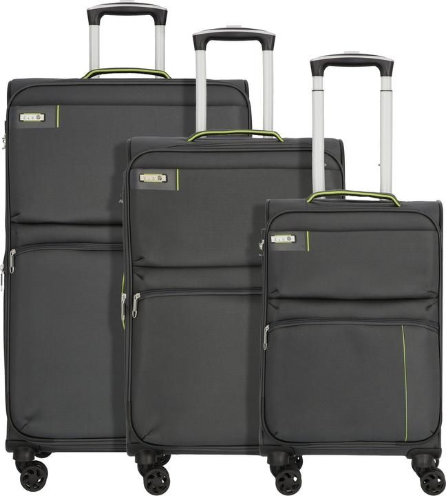 Produktbild D&N Travel Line 6704 4-Rollen Kofferset 3tlg. (208 l, XL (ab 115l))