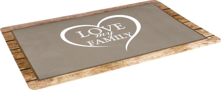 Produktbild Flamingo rechteckige bodenmatte shabby chic