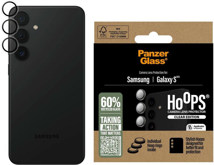 Immagine prodotto PanzerGlass ® Hoops® Protezione trasparente della telecamera (1 Pezzo/i, Samsung Galaxy S25)