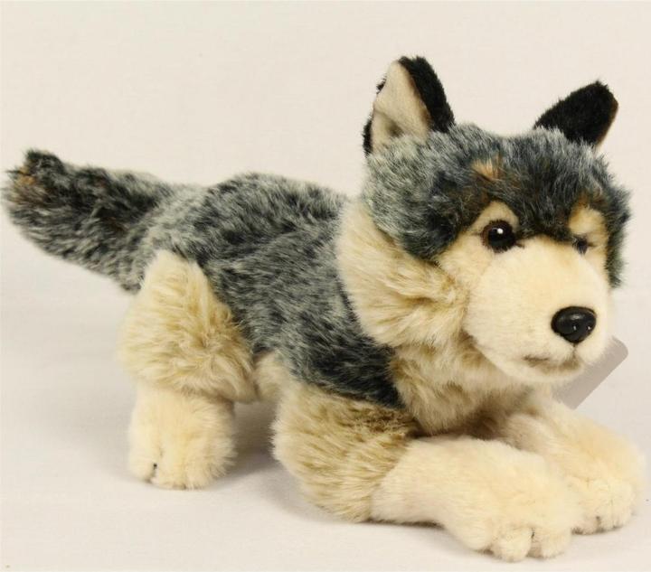 Immagine prodotto Uniring Lupo peluche sdraiato (21 cm)