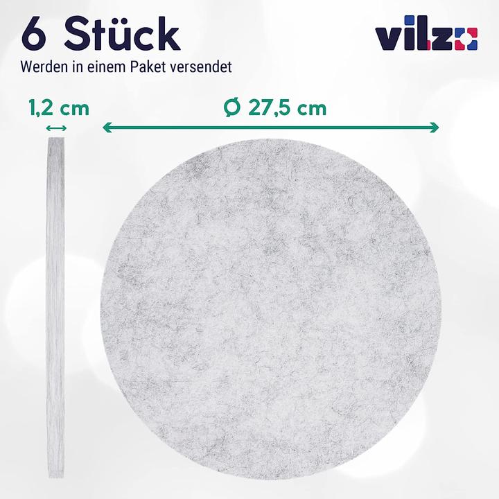 Image du produit Vilz Absorbeur de son, gris marbre - 6 pièces (6 pcs)