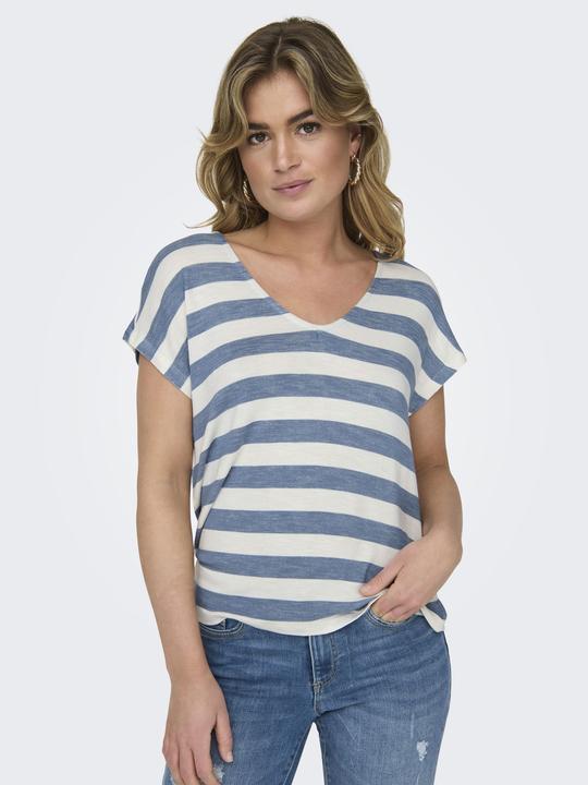 Image du produit Only Coupe normale Top col V (S)