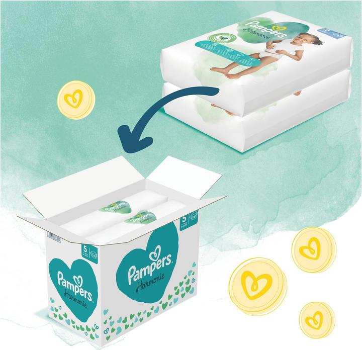 Actual product image Pampers Harmonie (Size 5, Monthly box, 152 Piece)