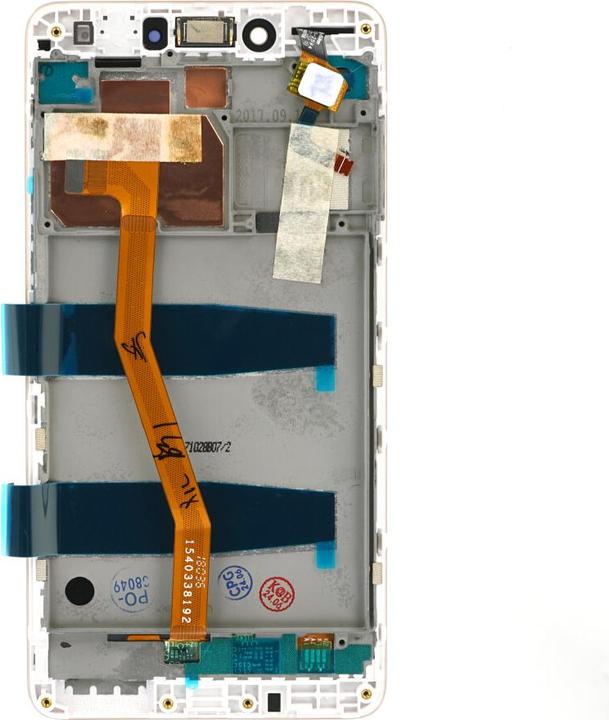 Image du produit OEM Écran + cadre pour Lenovo K6 Note Gold (Écran)