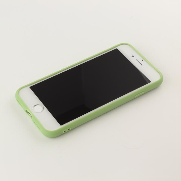 Image du produit PhoneLook Coque Silicone Mat Coeur vert clair (Apple iPhone 7 Plus)