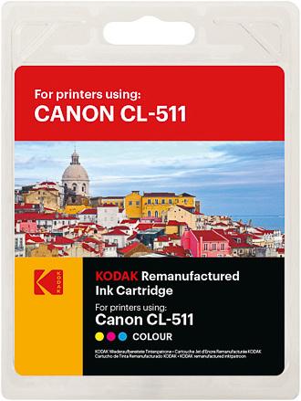 Actual product image Kodak Supplies 185C051113 Ink 244 pages 12ml colour compatible for Canon MP230 2972B001 (Color)