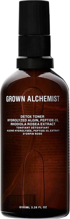 Immagine prodotto Grown Alchemist Tonico disintossicante: Algina idrolizzata, Peptide-33, Estratto di Rhodiol Rosea (Acqua tonica, 100 ml)