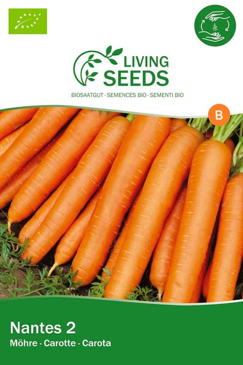 Immagine prodotto Living Seeds Carota, Nantes 2 (Semi di verdura)