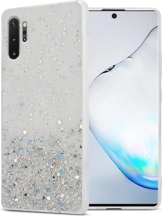 Transparent mit Glitter