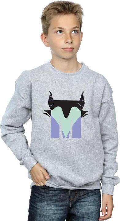 Actual product image Disney Boys Alphabet M Is For Maleficent Sweatshirt (140, 146)