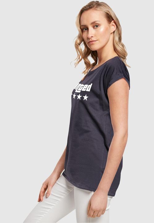 Produktbild Merchcode Laides Wanted Extended Shoulder Tee - 113371 (S)