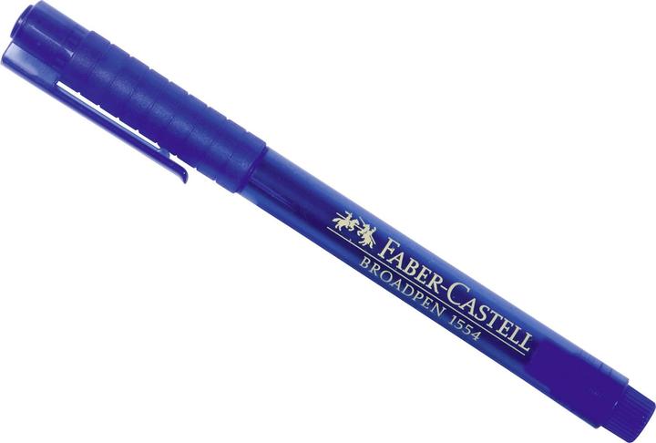 Actual product image Faber-Castell Broadpen 1554 (Blue, 1 x)