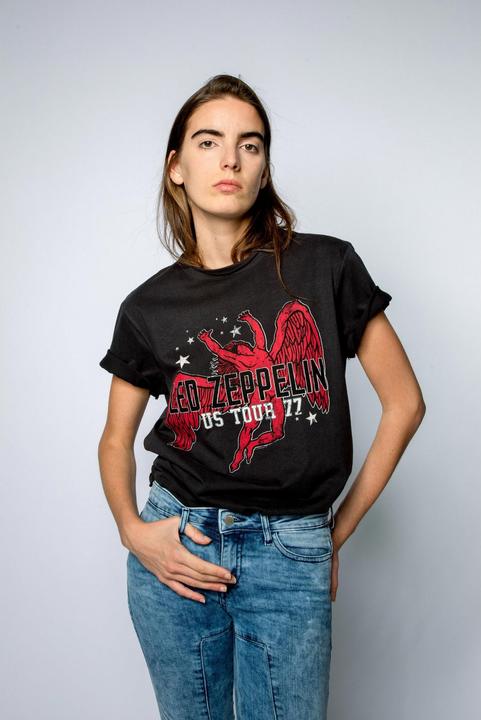 Actual product image Amplified Led Zeppelin US Tour 77 TShirt (S)