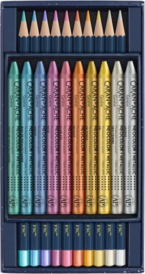 Produktbild Caran d'Ache Cosmic Blue Multiprodukt Sonderedition (Metallic-Farben, 20 x)