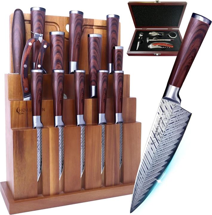 Image du produit Hoablorn Bloc à couteaux Set