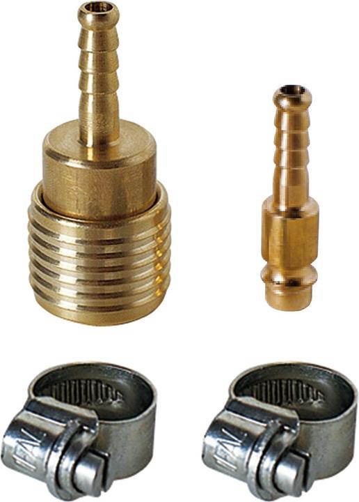 1x Set di connettori per tubi flessibili da 4 pezzi Ø 6 mm