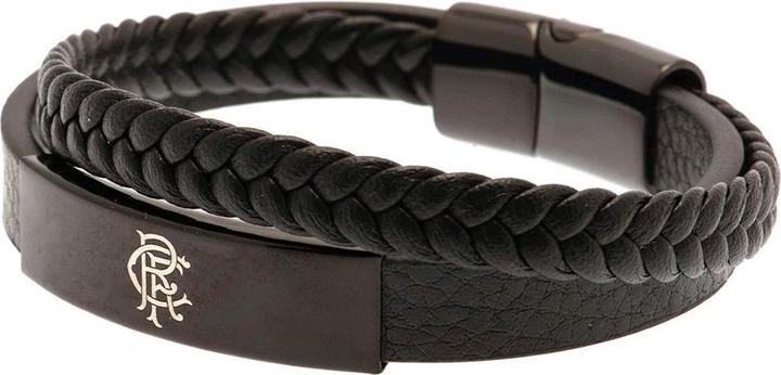 Produktbild Rangers FC Wappen Armband Leder (100% synthetisches Material)