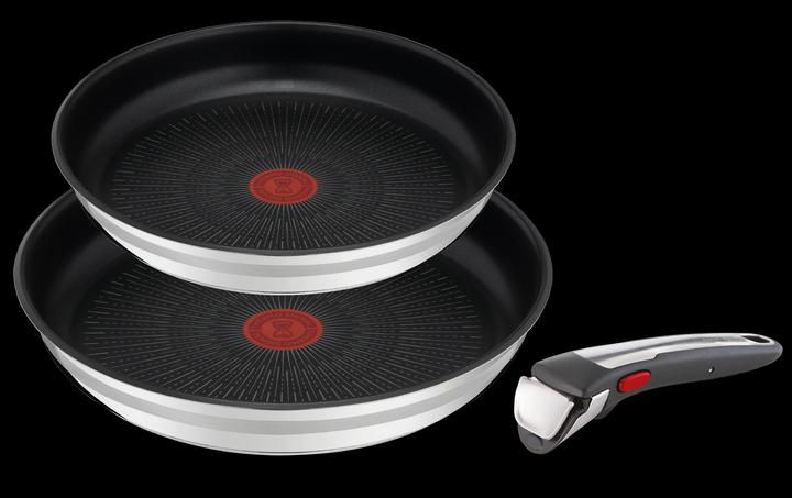 Actual product image Tefal Jamie Oliver Ingenio G6 (28 cm, Frying pan, Stainless steel)