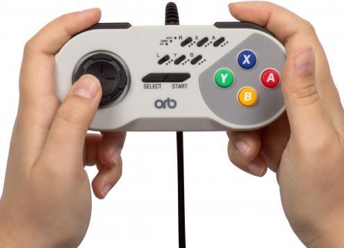 Productafbeelding ORB SNES mini Turbo Bedrade Controller ()