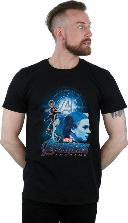 Actual product image Mens Avengers Endgame Black Widow Team Suit T-Shirt (3XL)