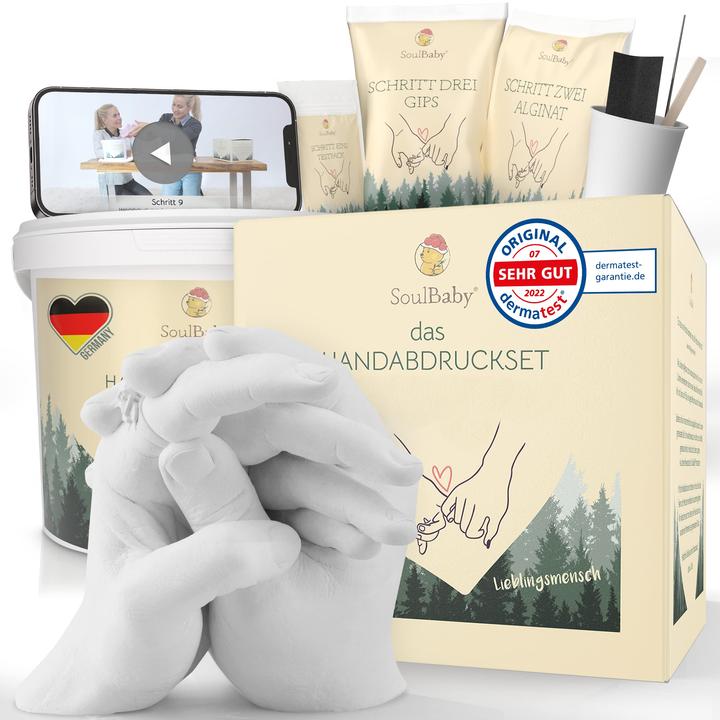 Image du produit SoulBaby Kit d'empreintes de mains 3D