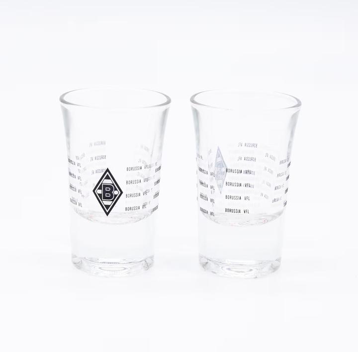 Immagine prodotto Borussia Mönchengladbach Borussia M'Gladbach Schnapsglas "VFL" 2er-Set 2cl (0.20 dl, 2 x)