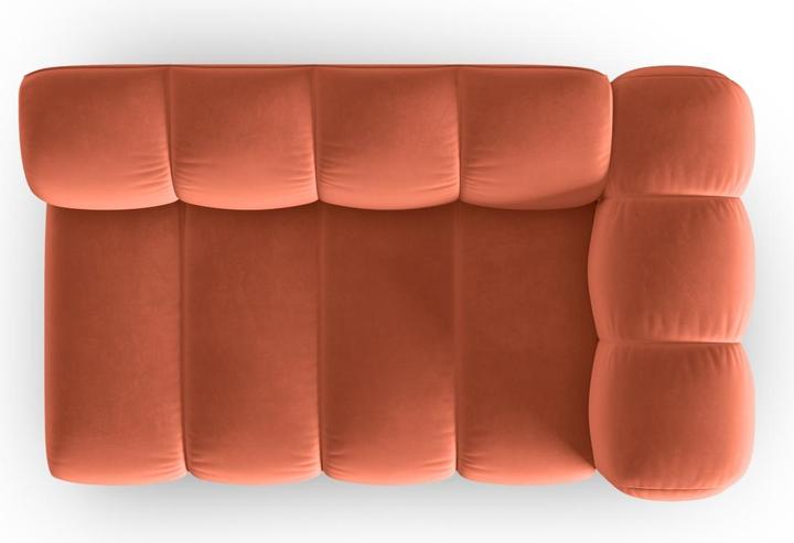 Image du produit Micadoni Canapé Modulable Droit en Velours, "Lupine", 2 Places, 145x95x70Fabriqué en Europe (2 places, 3 places, 4 places)