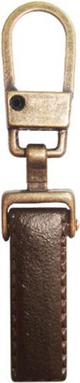 Actual product image YKK Handle plate Country antique brass
