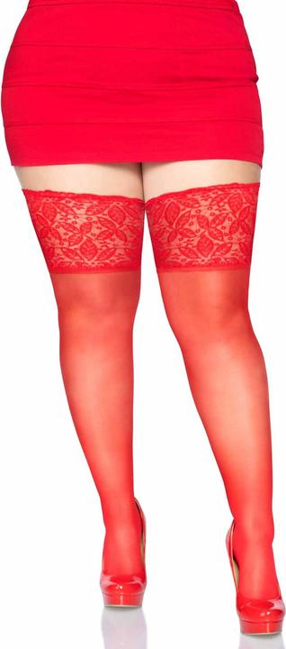 Image du produit Leg Avenue Bas avec une large finition en dentelle (XXL)