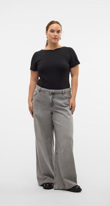 Image du produit Vero Moda VMCANNET Mittlere Taille Weiter Beinschnitt Jeans Weit geschnitten (44)