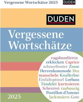 Actual product image Harenberg Duden Forgotten Vocabulary Daily Tear-Off Calendar 2025 (11 x 14 cm, German)