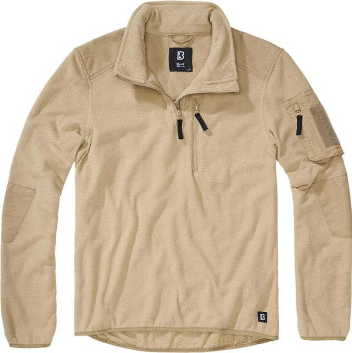 Brandit Fleecepullover Ripstop Grösse 3XL Farbe Kamel (3XL)