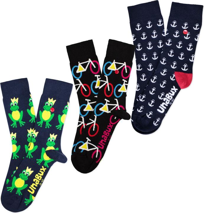 Unabux Freizeitsocken Mix