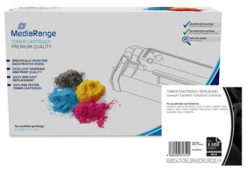 Image du produit MediaRange Toner Lexmark pour E260A11E/E260A21E/E260A31E noir
