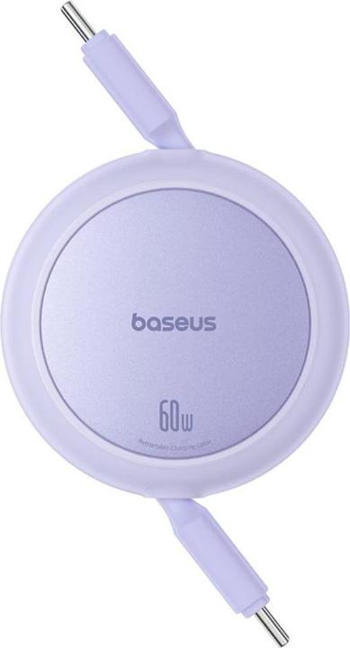 Immagine prodotto Baseus Free2Pull Cavo USB-C da Mini USB-C a USB-C 60W, 1 m (viola) (1 m, USB 3.0)