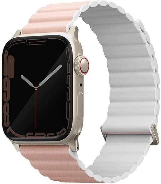 Produktbild Uniq pasek Revix Premium Apple Watch Series 1/2/3/4/5/6/7/8/SE/SE2 38/40/41mm Edition Reversible Mag (Silicon, ecological leather, Plastic)
