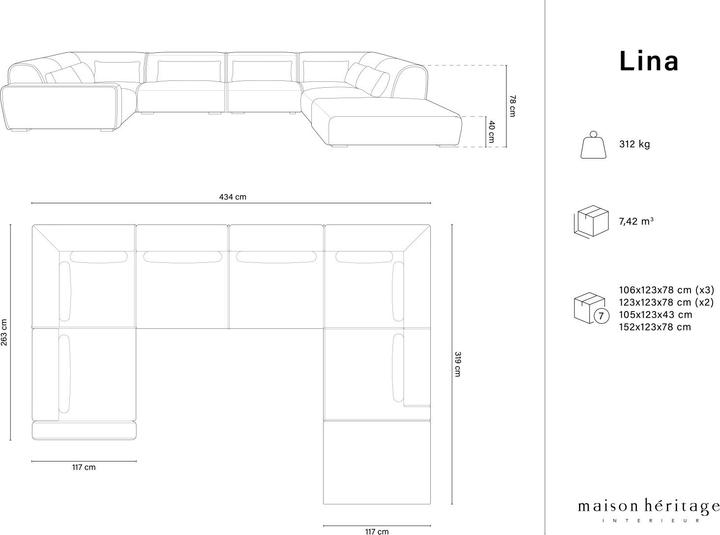 Immagine prodotto Maison Heritage Lina (Divani componibili)