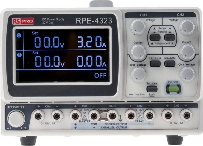 Actual product image Rs Pro 4 channels,212W linear DC power supply