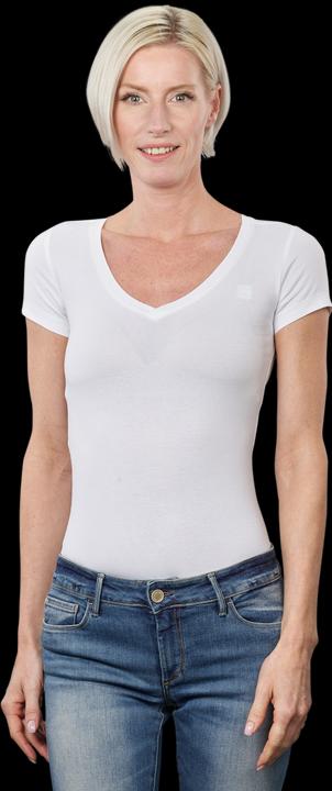Actual product image G-Star Short Sleeve Base T-Shirt V-Neck White (L)