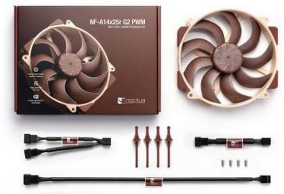 Actual product image Noctua NF-A14x25r G2 PWM (140 mm, 1 x)