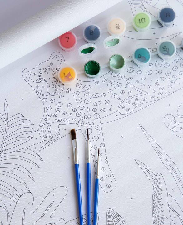 Produktbild I Am Creative Malen nach Zahlen, Jaguar, Wanddekoration