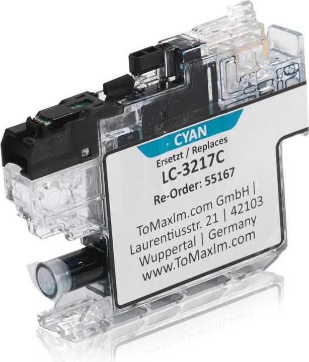 Immagine prodotto Inkadoo Cartuccia d'inchiostro compatibile in sostituzione di Brother LC-3217 adatta a Brother MFC-J 5330 (C)