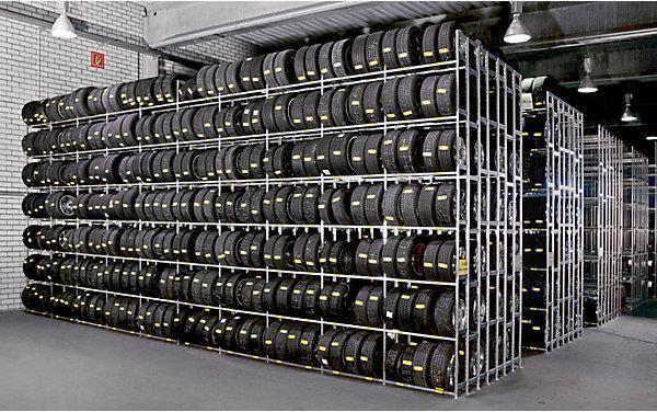Actual product image kaiserkraft Tire rack, galvanized