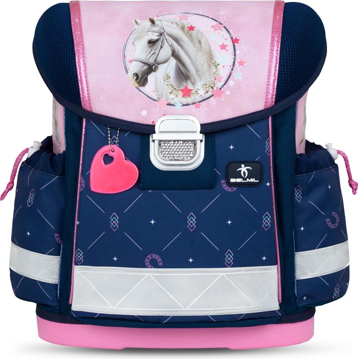Belmil CLASSY zaino scuola 4 pezzi Amazing Horses (19 l)