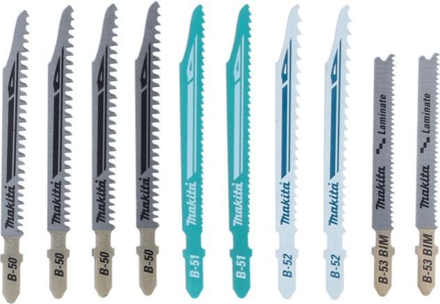 Actual product image Makita Jigsaw blade assortment B 10 pieces