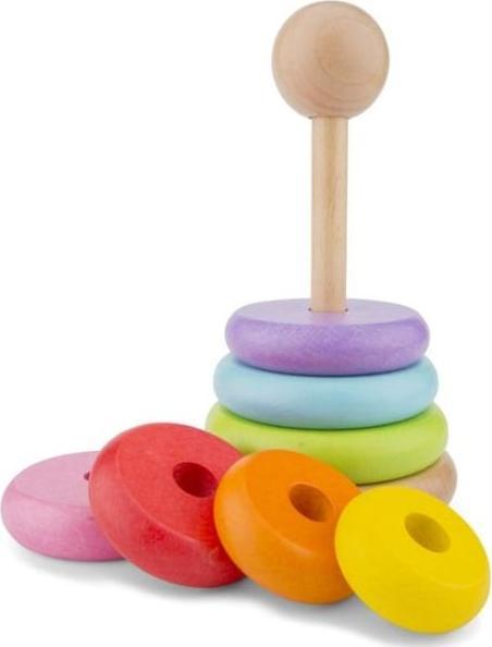 Produktbild New Classic Toys Regenbogen-Stapelspielzeug