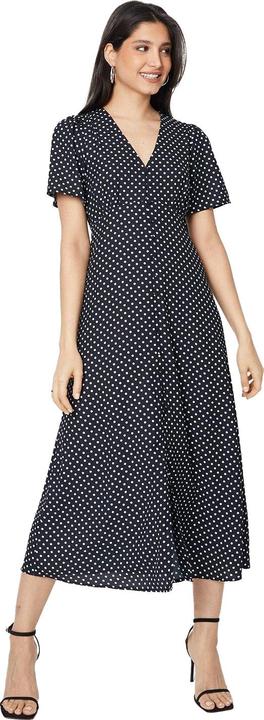 Dorothy Perkins Midikleid Knopfleiste FlatterÄrmel
