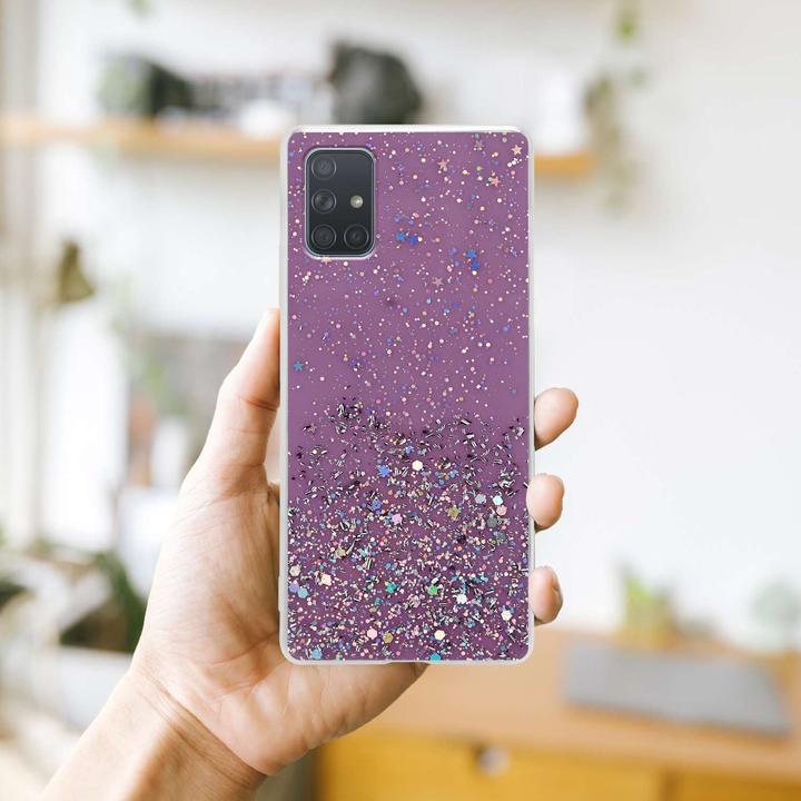 Produktbild Cadorabo TPU Cover funkelnder Glitter (Samsung Galaxy A71 5G)