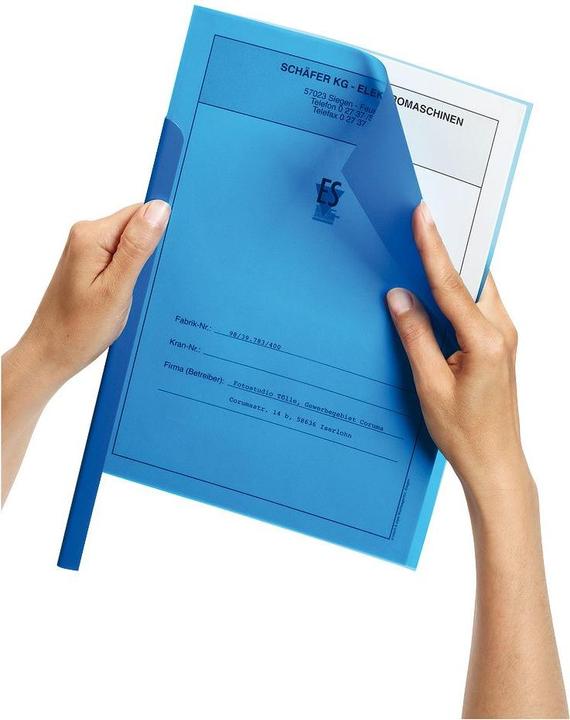 Image du produit Durable Pochettes pour barres de serrage (A4, 50 x)