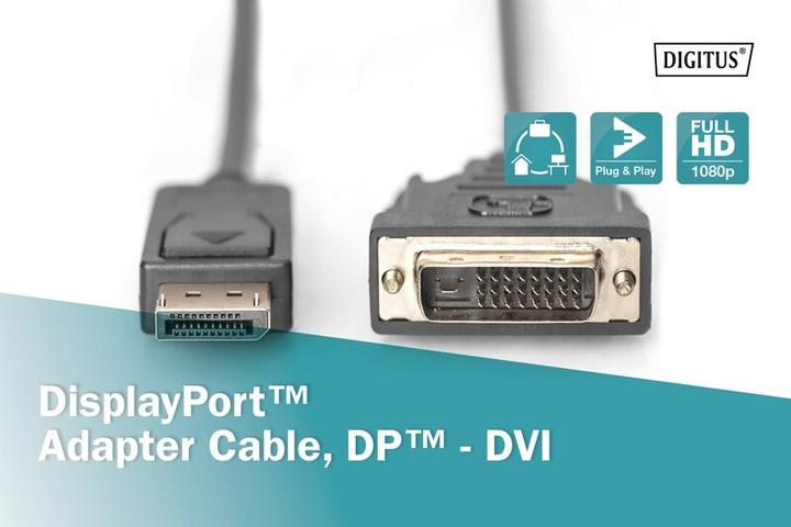 Immagine prodotto Digitus DisplayPort — DVI (2 m, DisplayPort)
